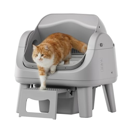 PetPivot Open Top Self Cleaning Cat Litter Box