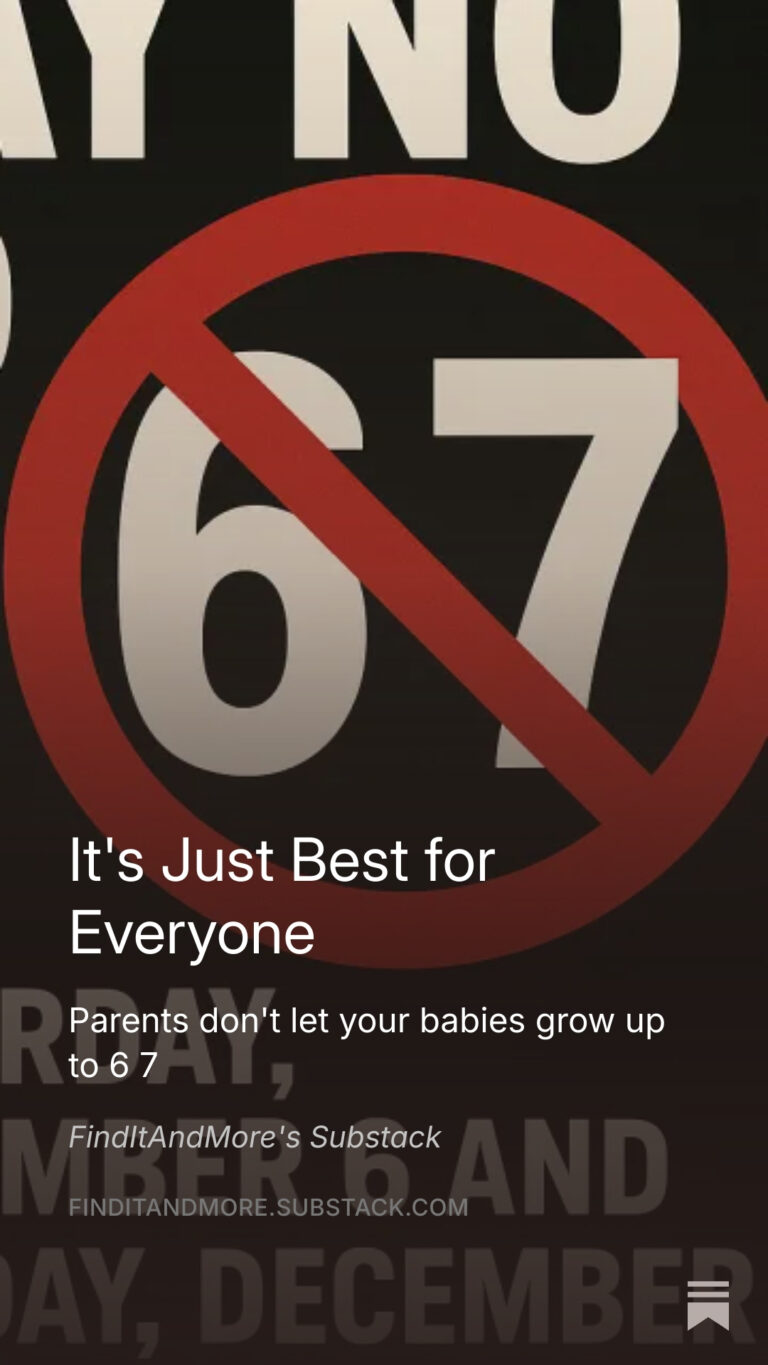 say no to 6 7 on dec 6 7