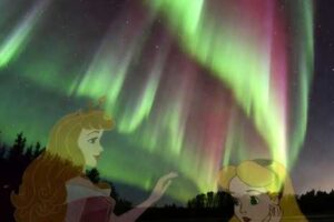 Aurora Borealis, Sleeping Beauty Princess Aurora and Alice in Wonderland